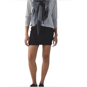 Lululemon &go Cityfarer Skirt Black NWOT